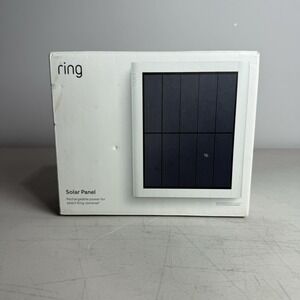 Ring 2nd Generation 4W Solar Panel For Select Ring Security Cameras - White NEW